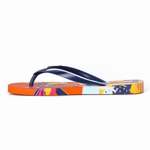 Chancletas Ipanema I Love Sun Mujer Naranjas Azules | 61795PSTY