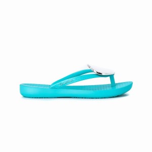 Chancletas Ipanema Wave Heart Niños Azules Plateadas | 21396QNCE