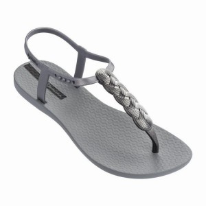 Sandalias Ipanema Charm VI Wave Mujer Gris | 35624NPCI