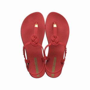 Sandalias Ipanema Class Glam II Mujer Rojas | 74586ZNTH