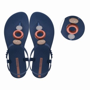 Sandalias Ipanema Class Modern Mujer Azules Marrones | 28415MDIB