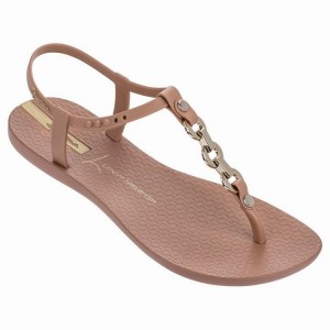 Sandalias Ipanema Lenny Unity Mujer Marrones Doradas | 43069DFHS