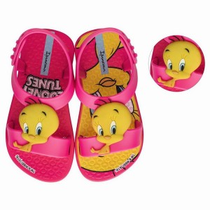 Sandalias Ipanema Looney Tunes Bebe Rosas Amarillo | 63590FQKL