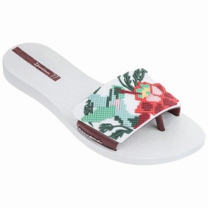 Sandalias Ipanema Nectar Mujer Blancas Burdeos | 10296MGCR