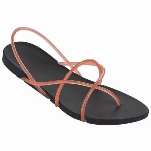 Sandalias Ipanema Philippe Starck Thing G Mujer Negras Rosas | 68509EPUN