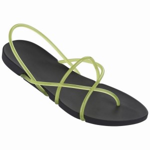 Sandalias Ipanema Philippe Starck Thing G Mujer Negras Amarillo | 37651FSTL