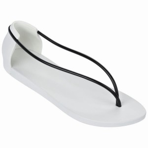 Sandalias Ipanema Philippe Starck Thing N Mujer Blancas Negras | 21063BLOI