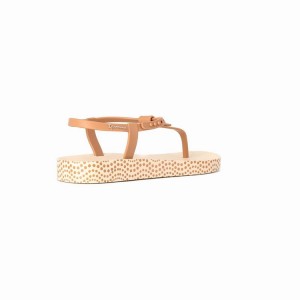 Sandalias Ipanema Plush Dots Mujer Beige Marrones | 28764XFWS