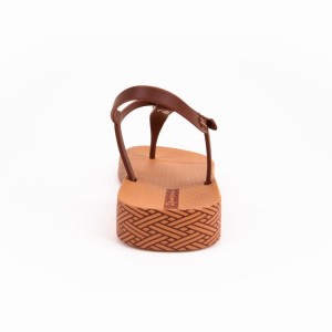 Sandalias Ipanema Plush Weave Mujer Marrones | 23856GMTI