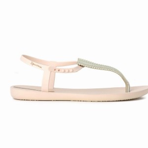 Sandalias Ipanema Ribba Mujer Beige Doradas | 52496YPGX