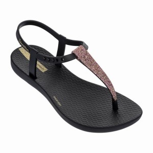 Sandalias Ipanema Shimmer Niños Negras | 96138PVCQ