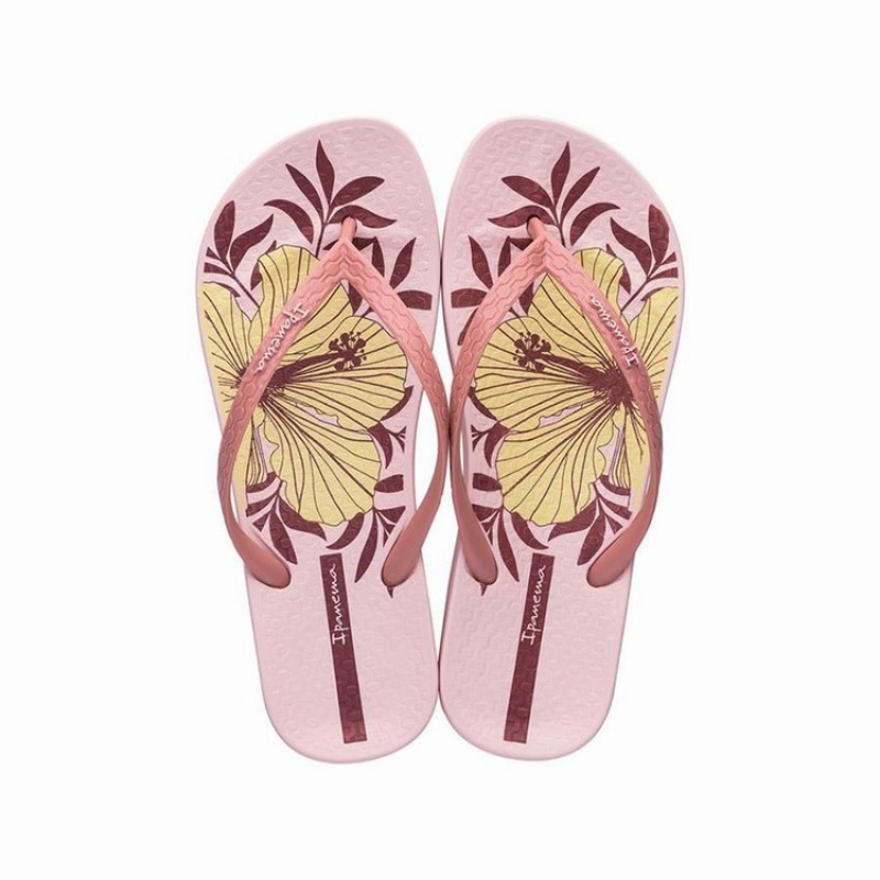 Chancletas Ipanema Ana Hibiscus Mujer Rosas | 32790LFMY