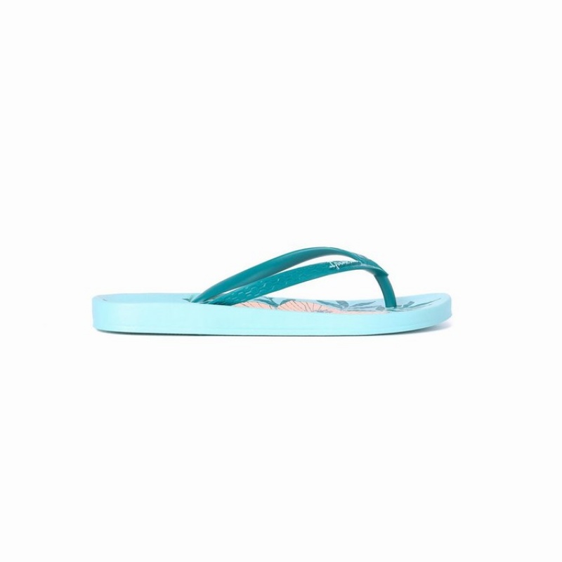 Chancletas Ipanema Ana Hibiscus Mujer Verde | 48650MUKR