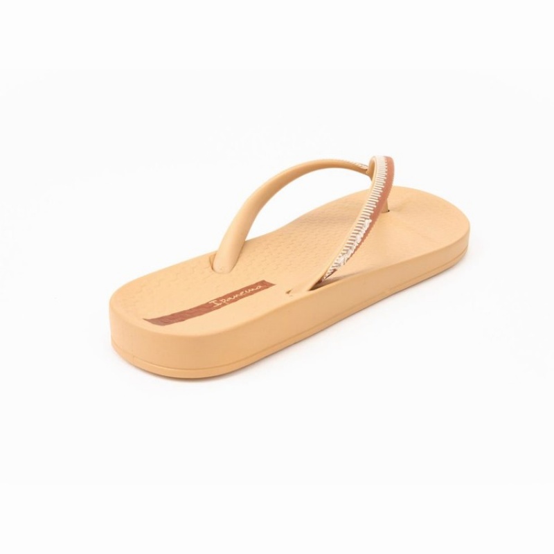 Chancletas Ipanema Ana Lovely IX Mujer Beige Marrones Blancas | 30768OUJS