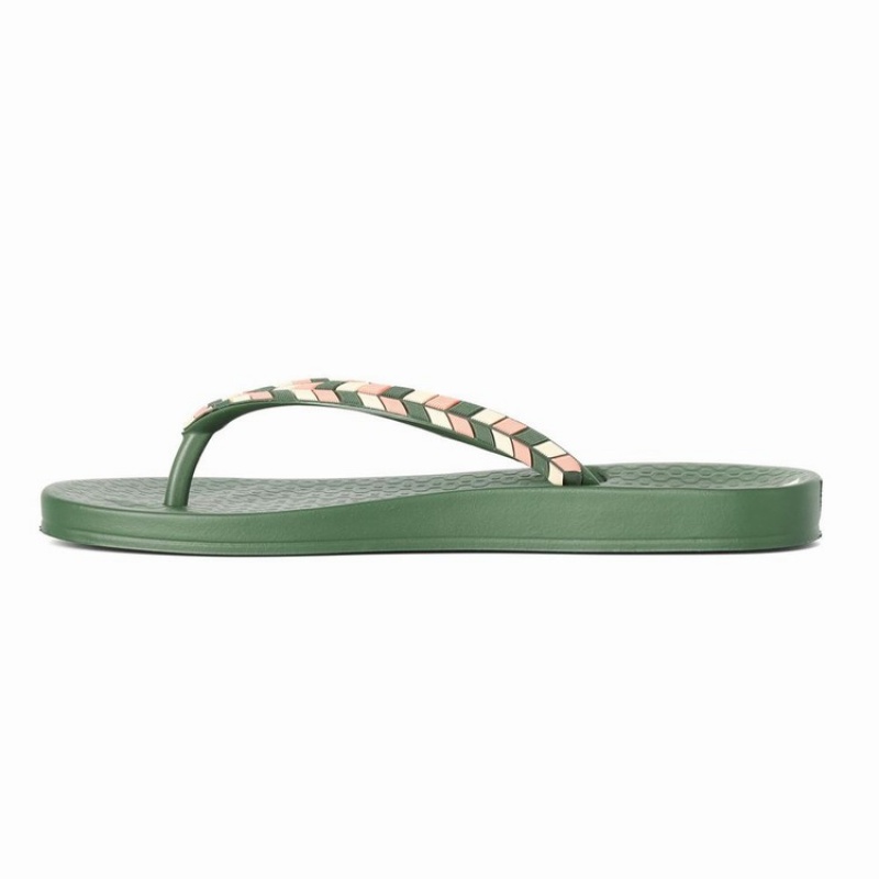 Chancletas Ipanema Ana Lovely X Mujer Verde | 57023NEPM