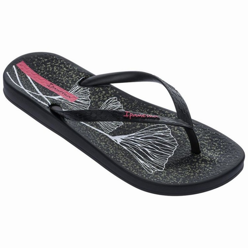 Chancletas Ipanema Anatomic Temas XI Mujer Negras | 72083REJS