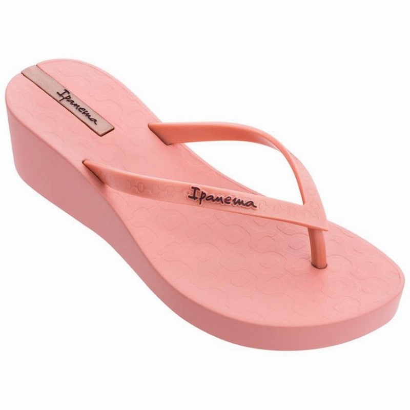 Chancletas Ipanema Daisy Wedge Mujer Rosas | 71603PEJA