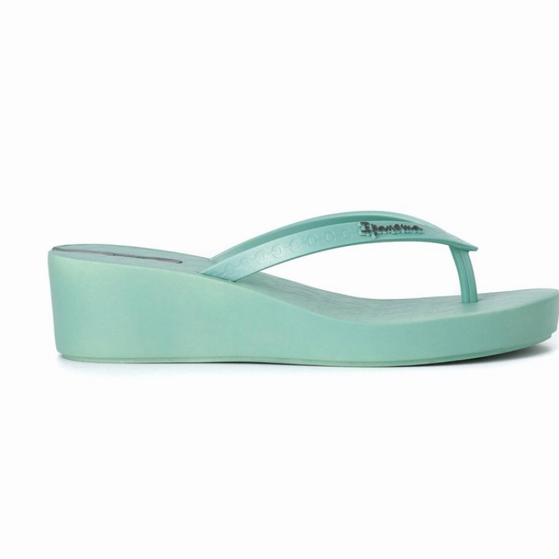 Chancletas Ipanema Daisy Wedge Mujer Verde | 19650ULRM