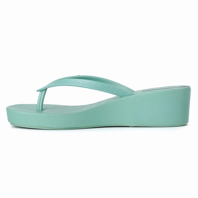 Chancletas Ipanema Daisy Wedge Mujer Verde | 19650ULRM