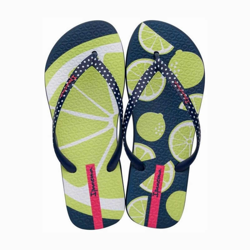 Chancletas Ipanema Frutas Mujer Azules Verde | 36154RYHV