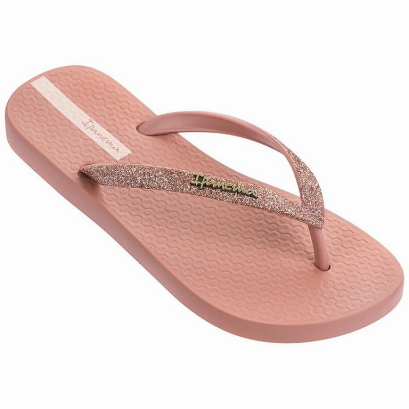 Chancletas Ipanema Glitter II Mujer Rosas | 61852XPBQ