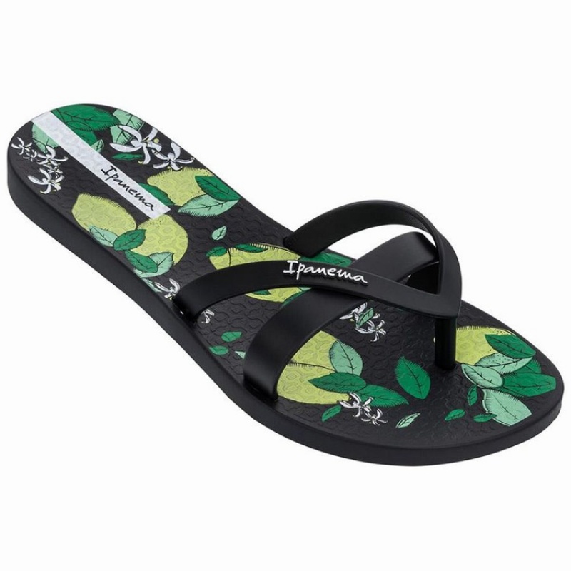 Chancletas Ipanema Kirei Silk V Mujer Negras | 85169OYBV