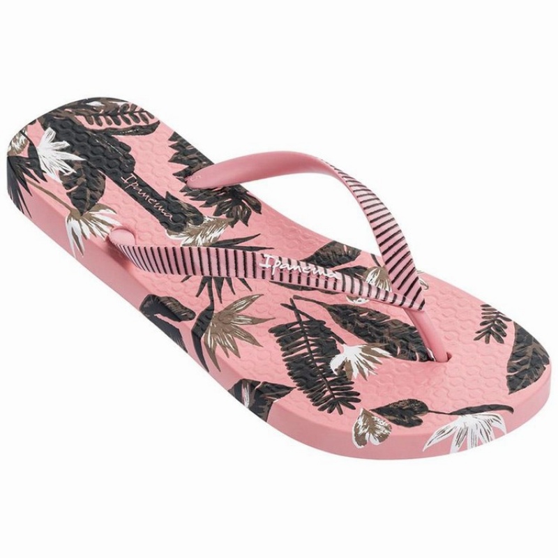 Chancletas Ipanema Paradise Mujer Rosas Negras | 94276ONET