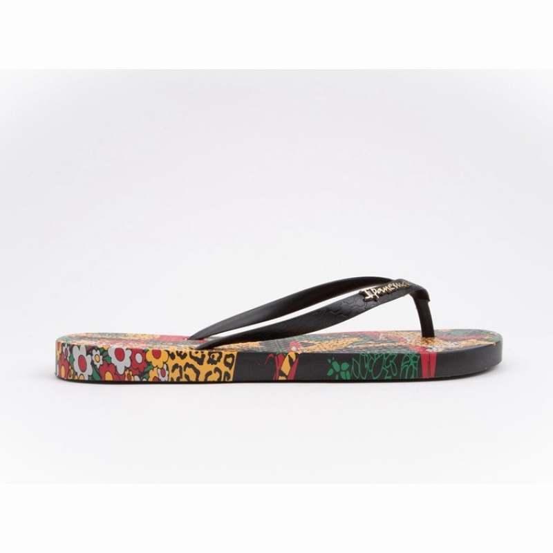 Chancletas Ipanema Pop Mujer Negras Verde Amarillo | 61532AJNM