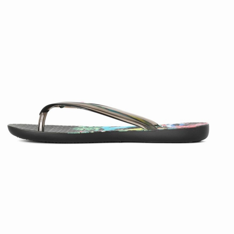 Chancletas Ipanema Wave Natural Mujer Negras | 73041DLCZ