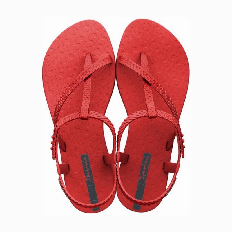 Sandalias Ipanema Aphrodite Mujer Rojas | 49216VYLZ