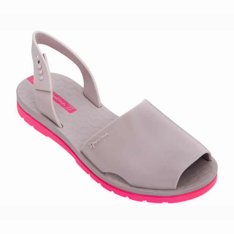 Sandalias Ipanema Barcelona Mujer Beige Rosas | 61839BXOG