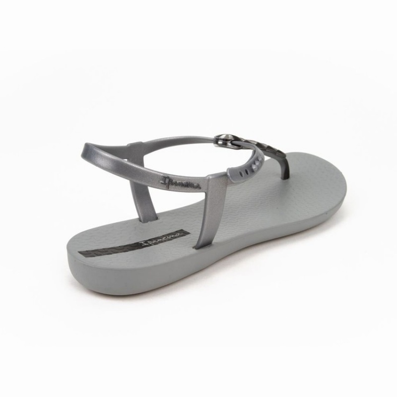 Sandalias Ipanema Braid Mujer Gris Plateadas | 79150ERGX