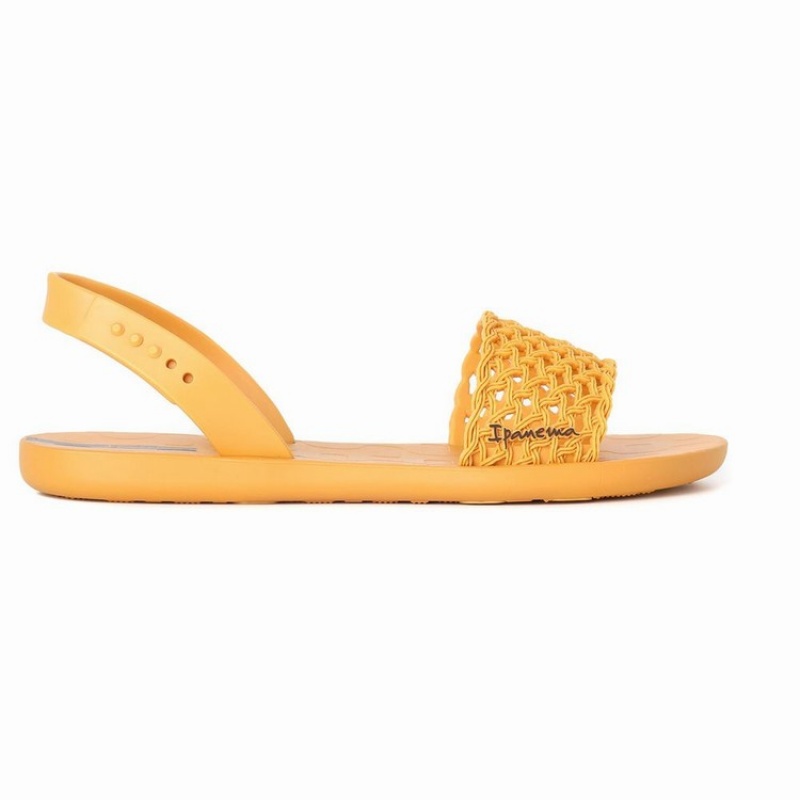 Sandalias Ipanema Breezy Mujer Amarillo | 79240QWOU