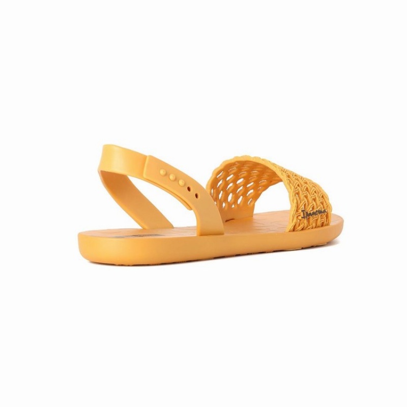 Sandalias Ipanema Breezy Mujer Amarillo | 79240QWOU