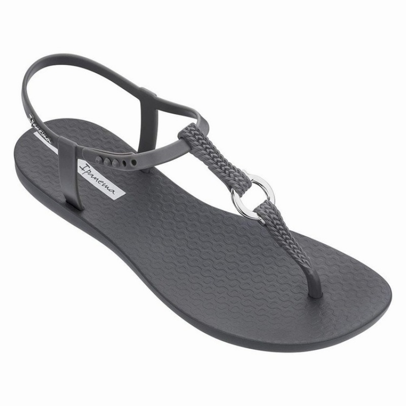 Sandalias Ipanema Charm VII Aro Mujer Gris | 43681SIKN