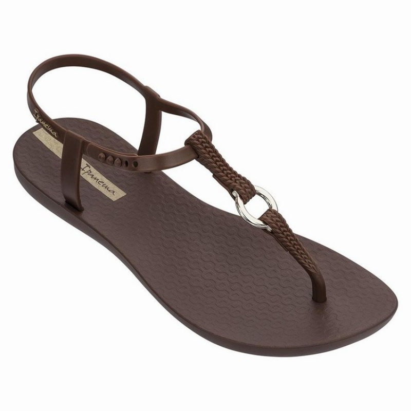 Sandalias Ipanema Charm VII Aro Mujer Marrones | 27908HBPA