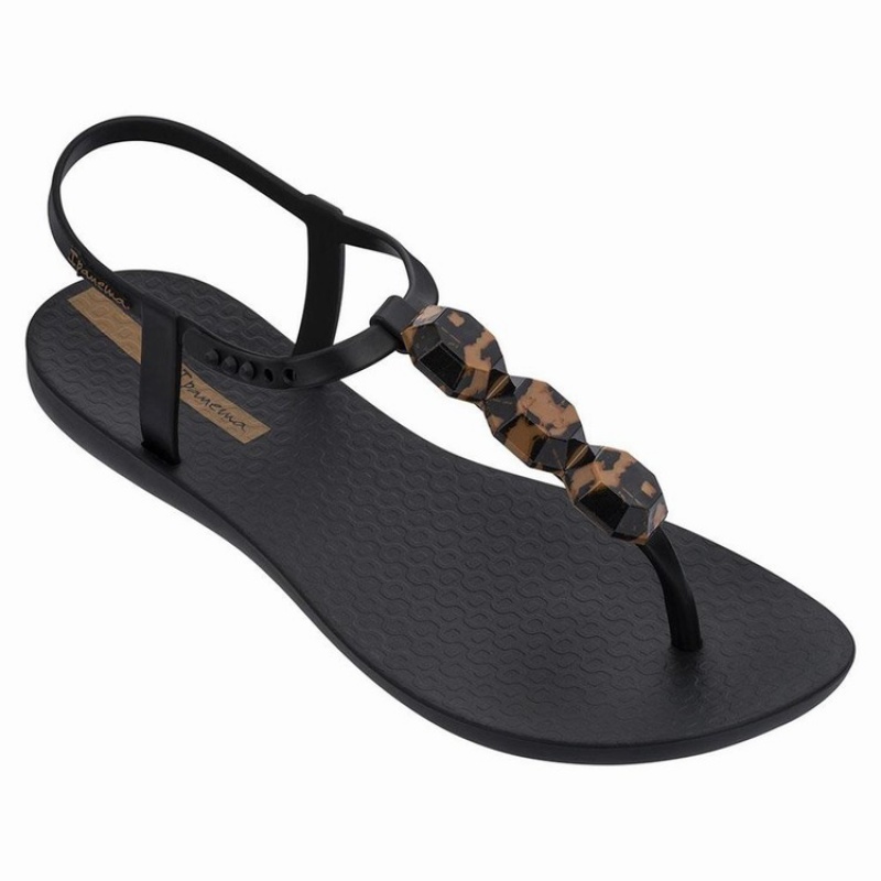 Sandalias Ipanema Charm VII Marble Mujer Negras Marrones | 62483IORU