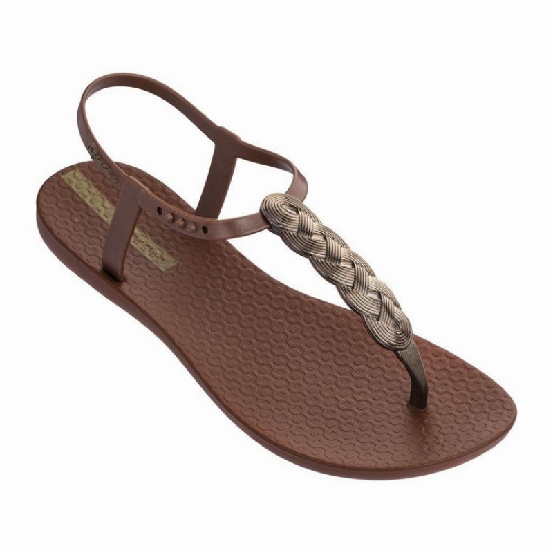 Sandalias Ipanema Charm VI Wave Mujer Marrones | 10967HRJV