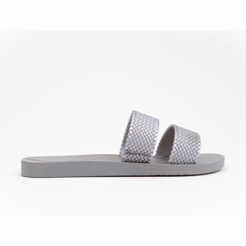 Sandalias Ipanema City Mujer Gris Plateadas | 85614AJEN