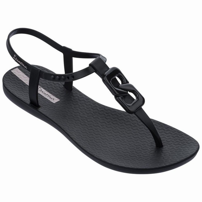 Sandalias Ipanema Class Chic Mujer Negras | 67123SAMG