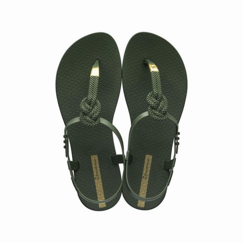 Sandalias Ipanema Class Glam II Mujer Verde | 95486UHNK