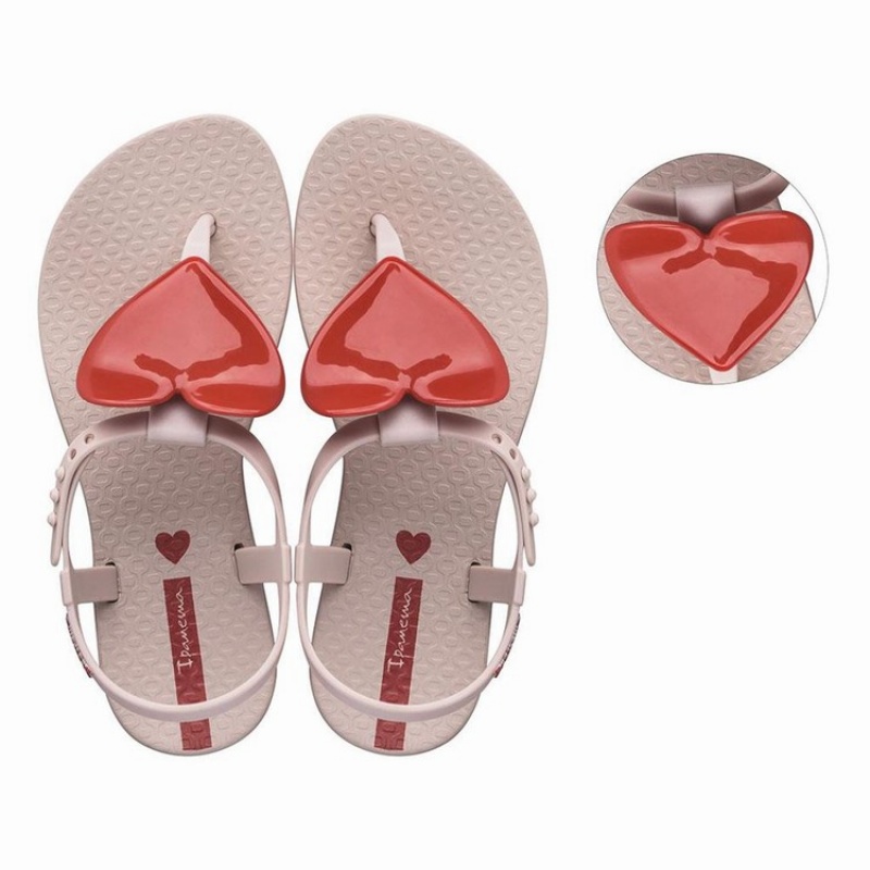 Sandalias Ipanema Class Love Niños Rosas Rojas | 97835TQBX