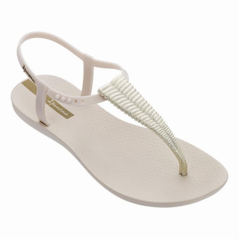 Sandalias Ipanema Class Niños Beige Doradas | 41975FURJ