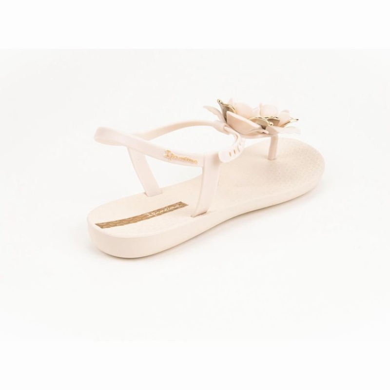 Sandalias Ipanema Floret Mujer Beige Doradas | 60895CGTM