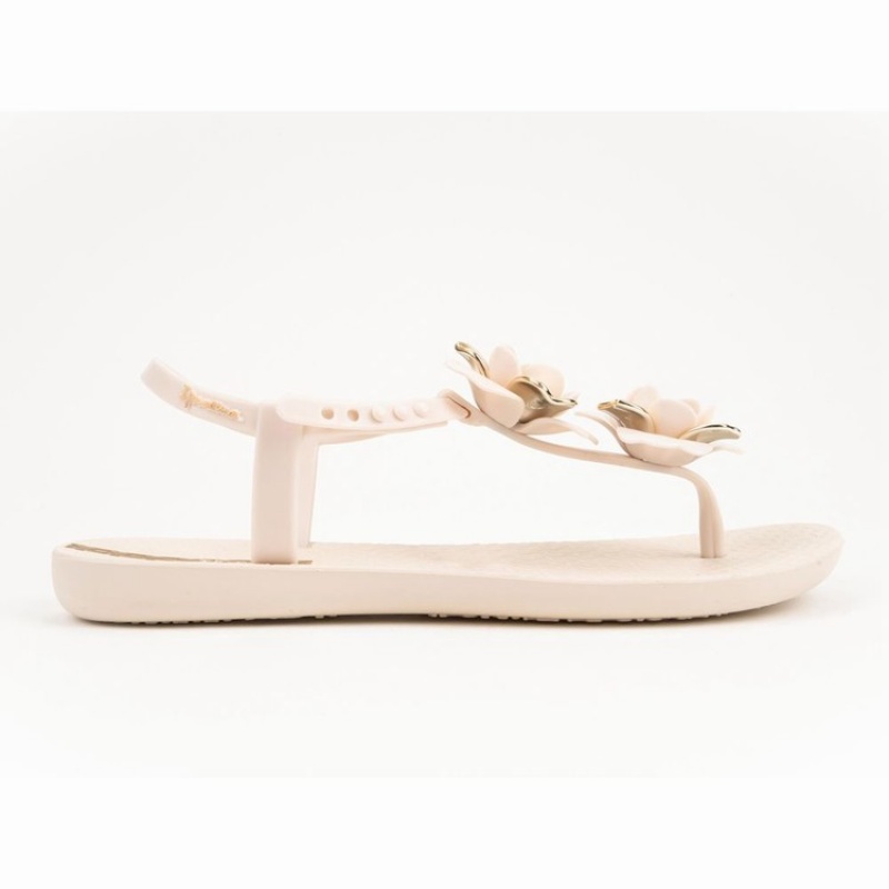 Sandalias Ipanema Floret Mujer Beige Doradas | 60895CGTM