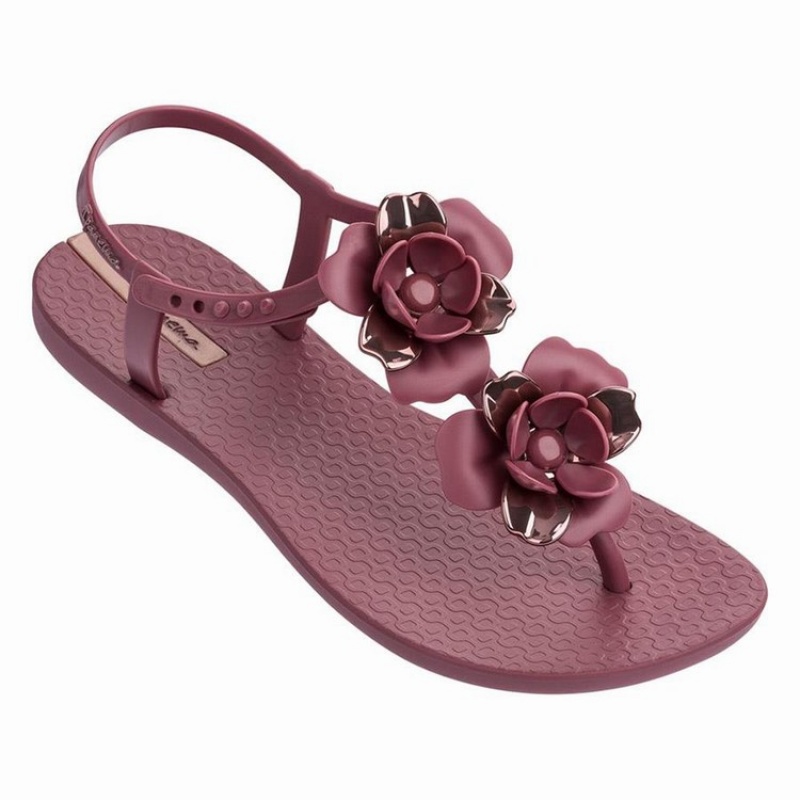 Sandalias Ipanema Floret Mujer Burdeos | 07196FRNG