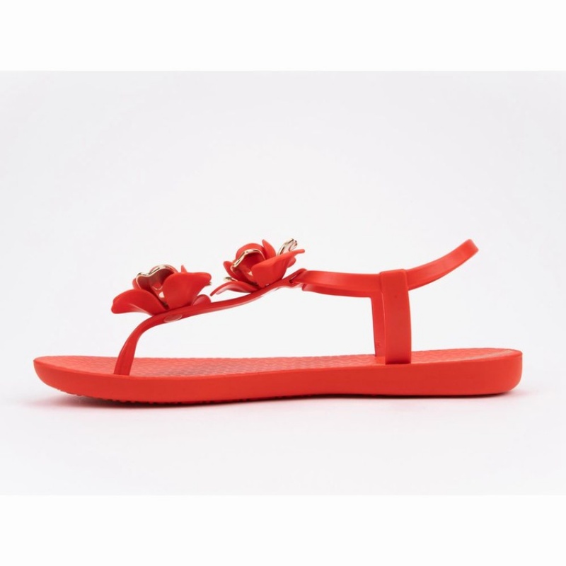 Sandalias Ipanema Floret Mujer Rojas Doradas | 98041PXMH