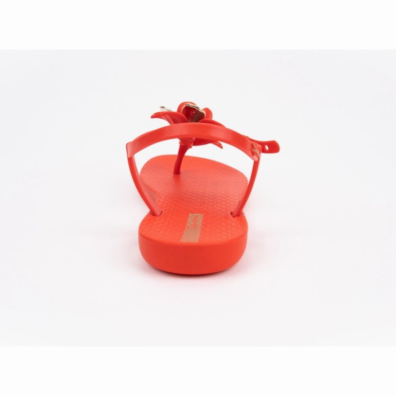 Sandalias Ipanema Floret Mujer Rojas Doradas | 98041PXMH