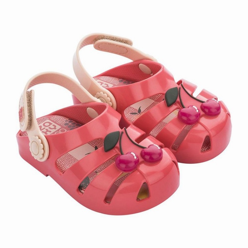 Sandalias Ipanema Frutinhas Babush Bebe Rojas Rosas | 98345LZOI