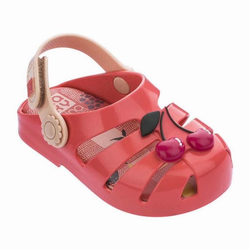 Sandalias Ipanema Frutinhas Babush Bebe Rojas Rosas | 98345LZOI